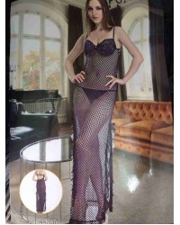 SV5208 Padded Cup with Long Fishnet Dress