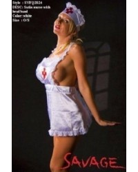 Naughty Nurse Apron with Hat